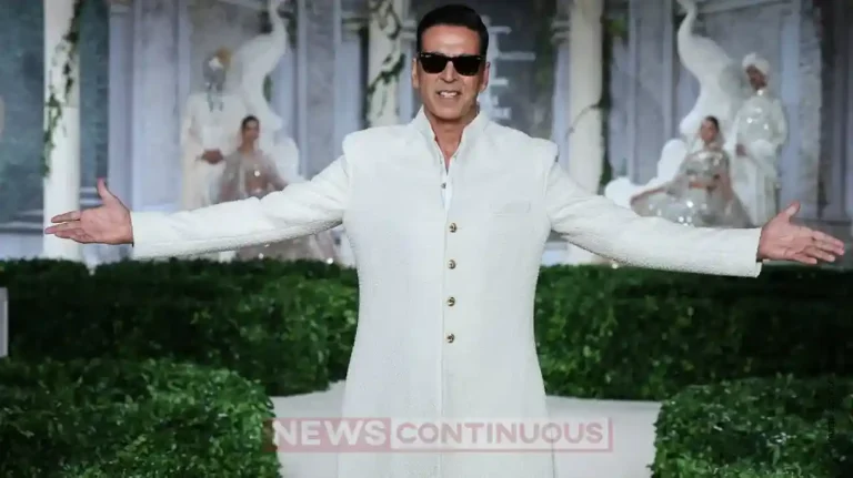 Akshay Kumar dazzles in royal look at Indian Couture Week 2025 ramp walk