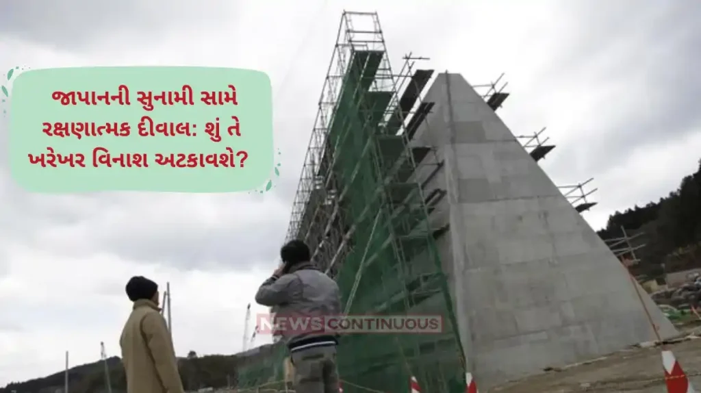Japan Tsunami Wall Japan is building a wall on the seashore, can this really make the city tsunami proof