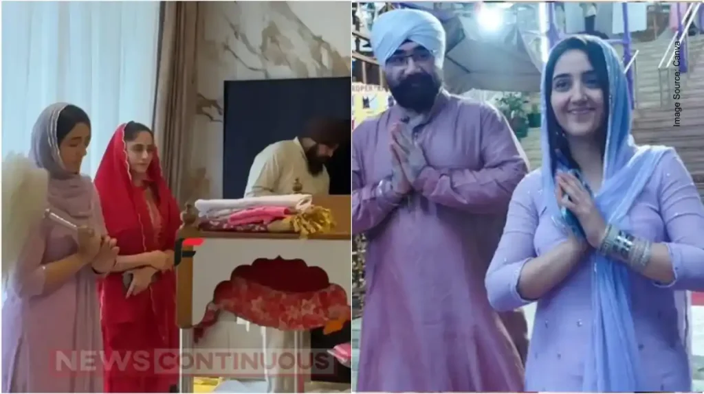 Ashnoor Kaur and Hunar Hali Seek Blessings Before Entering Bigg Boss 19