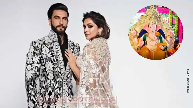 Deepika Padukone and Ranveer Singh Attend Ambani’s Ganeshotsav