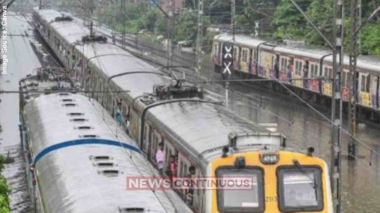 HeavyRain ભારે વરસાદને કારણે કઠુઆ‑માધોપુર રેલ વિભાગে ડાઉન લાઇન પર રેલ વ્યવહાર રોકાયો