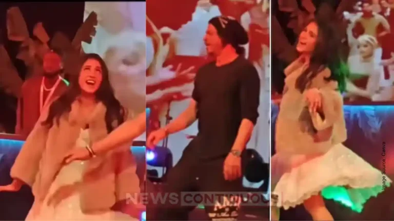 Radhika Merchant Dances with Shah Rukh Khan on ‘Chammak Challo’