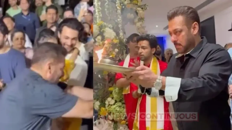 Salman Khan Dances During Ganpati Visarjan with Tight Security, Khan Family Celebrates Together