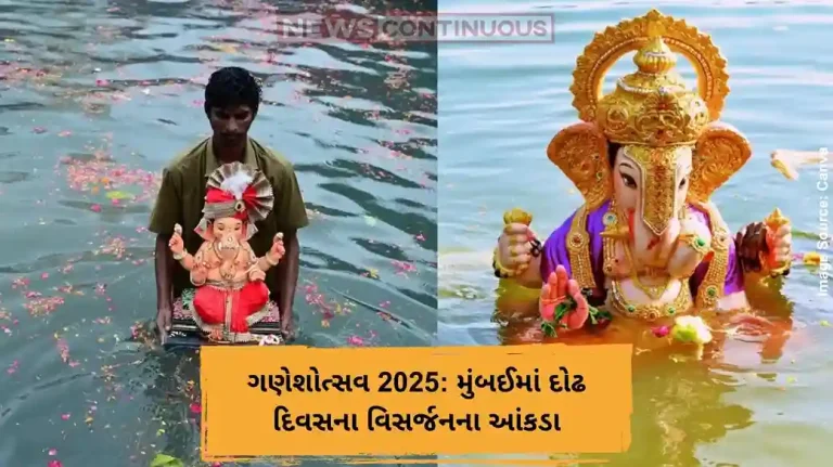 ગણેશોત્સવ 2025 મુંબઈમાં દોઢ દિવસના વિસર્જનના આંકડા