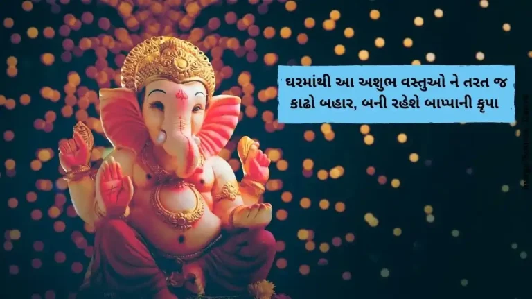 ઘરમાંથી આ અશુભ વસ્તુઓ ને તરત જ કાઢો બહાર, બની રહેશે બાપ્પાની કૃપા