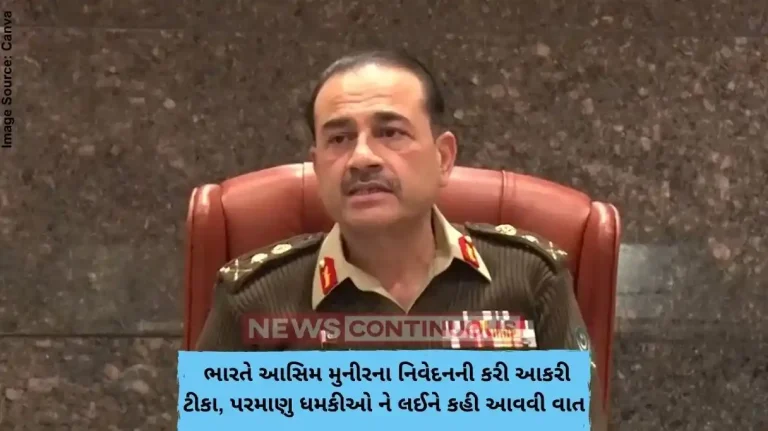 ભારતે આસિમ મુનીરના નિવેદનની કરી આકરી ટીકા, પરમાણુ ધમકીઓ ને લઈને કહી આવવી વાત