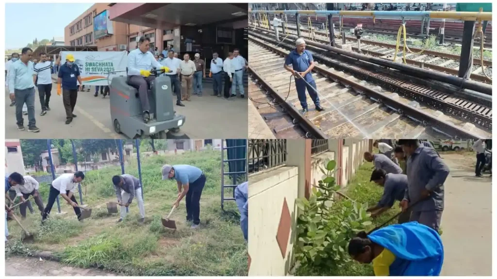Ahmedabad Division of Western Railway Conducts Shramdaan under Swachhata Hi Seva 2025