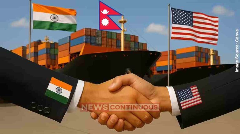 India-Nepal Trade અમેરિકન ટેરિફ ની વચ્ચે ભારત પર ‘ડબલ સ્ટ્રાઇક’ India-Nepal Trade અમેરિકન ટેરિફ ની વચ્ચે ભારત પર 'ડબલ સ્ટ્રાઇક'