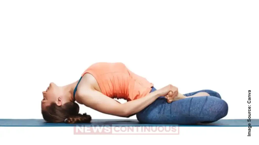 Matsyasan Yoga Pose Helps Reduce Belly Fat and Supports Asthma Patients