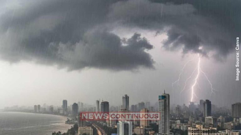 Mumbai Rain મુંબઈને કાળા વાદળોએ ઘેર્યું, વીજળીના કડાકા સાથે ઉપનગરોમાં વરસાદ શરૂ