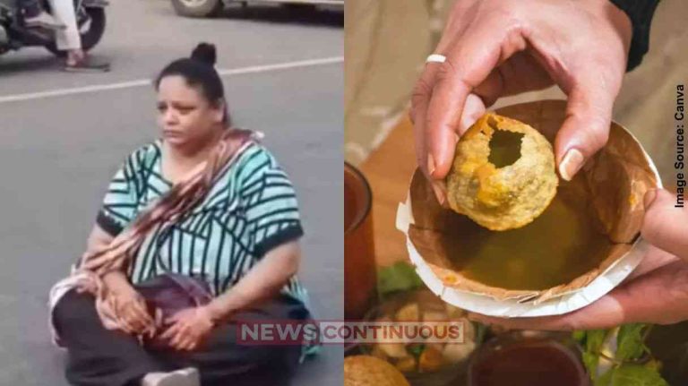Panipuri controversy પાણીપુરીવાળા સામે મહિલા એ રસ્તા વચ્ચે કર્યું એવું કામ