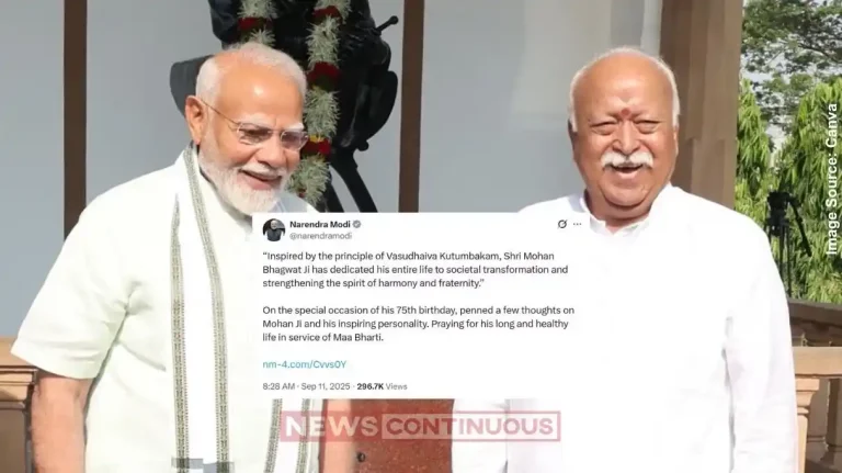 What PM Modi's Letter to RSS Chief Mohan Bhagwat on his 75th Birthday Signifies