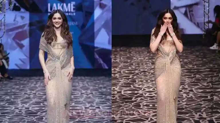 Anit Padda Makes Stunning Debut at Lakmé Fashion Week, Becomes Showstopper at Grand Finale