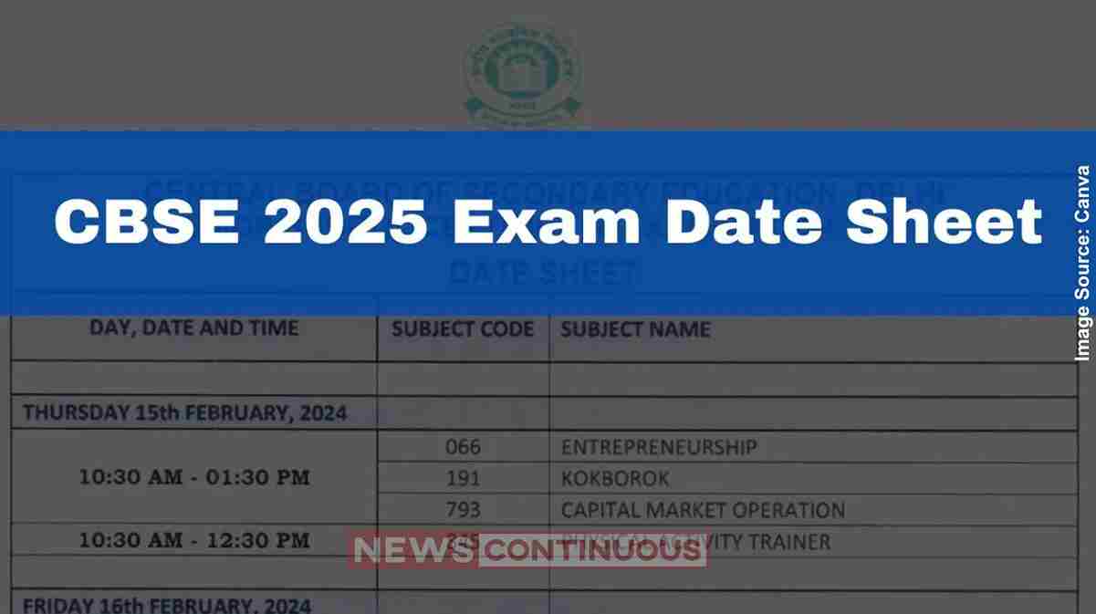 CBSE Board Exam CBSE ધોરણ ૧૦ અને ૧૨ બોર્ડની પરીક્ષાની તારીખો જાહેર!
