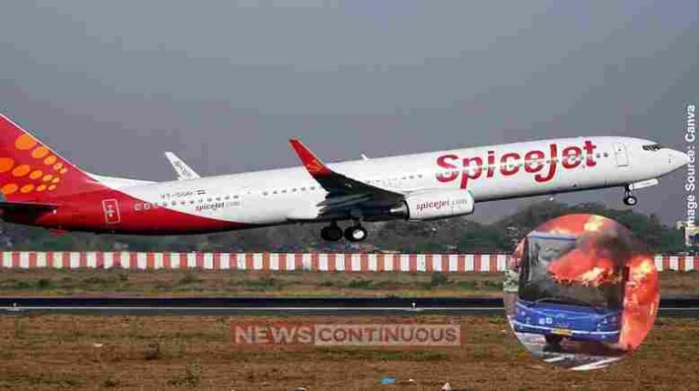 Delhi Airport જુઓ દિલ્હી એરપોર્ટ પર મોટી દુર્ઘટના વિમાનથી થોડે દૂર ઊભેલી બસ બની