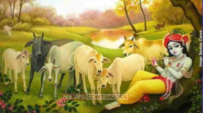 Gopashtami ગોપાષ્ટમી 2025 શ્રી કૃષ્ણએ કયા શુભ દિવસે પહેલી વાર ગાયો ચરાવી Gopashtami ગોપાષ્ટમી 2025 શ્રી કૃષ્ણએ કયા શુભ દિવસે પહેલી વાર ગાયો ચરાવી