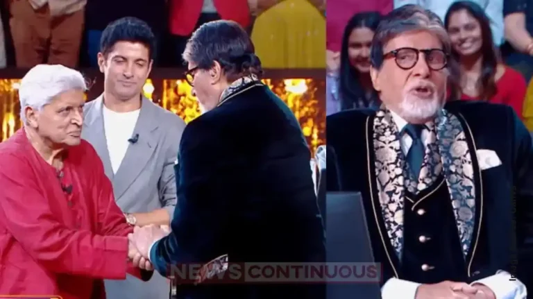 KBC 17 Amitabh Bachchan Recreates Iconic 'Zanjeer' Scene with Javed Akhtar
