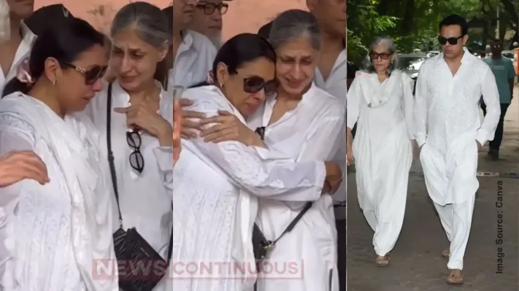 Satish Shah Passes Away, Rupali Ganguly Breaks Down at Funeral; Bollywood Mourns