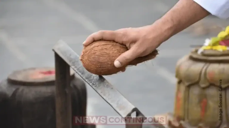 Why Do We Break Coconut Before Auspicious Work? Ancient Hindu Tradition Explained