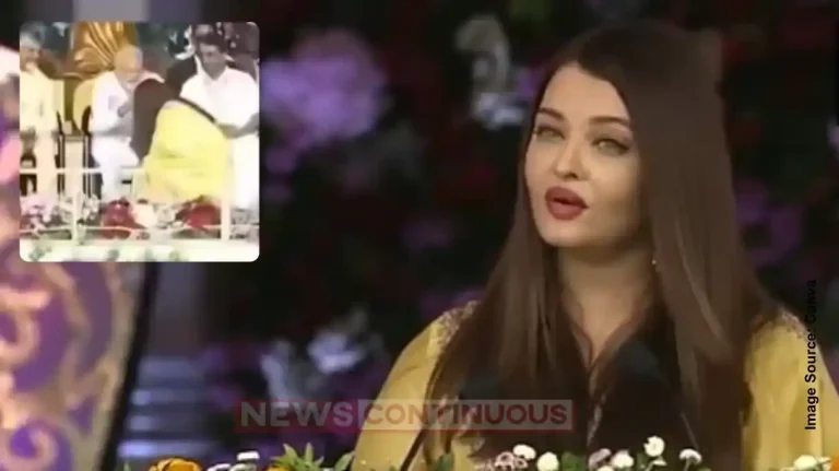 Aishwarya Rai bachchan Touches PM Modi's Feet at Sri Sathya Sai Baba Centenary Event, Speaks on Religion and Humanity