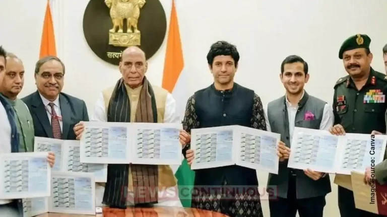 Farhan Akhtar Meets Defence Minister Rajnath Singh, ‘120 Bahadur’ Makers Launch Commemorative Stamp