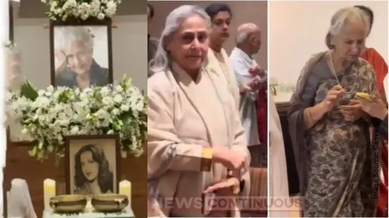 Jaya Bachchan and Waheeda Rehman Pay Tribute to Kamini Kaushal at Prayer Meet