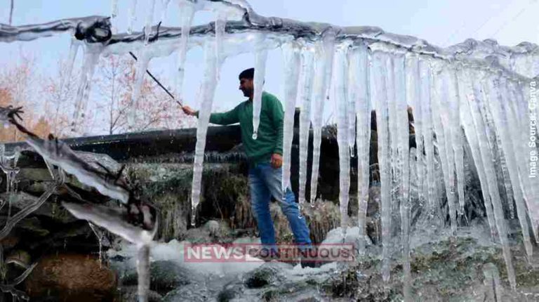 Kashmir cold ઠંડીનો કહેર જોજિલા (કાશ્મીર)માં તાપમાન -૧૬ ડિગ્રી! ઉ