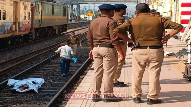 Mirzapur train accident મિર્ઝાપુરમાં કરુણ દુર્ઘટના ચૂનાર રેલવે સ્ટેશન પર ટ્રેનની