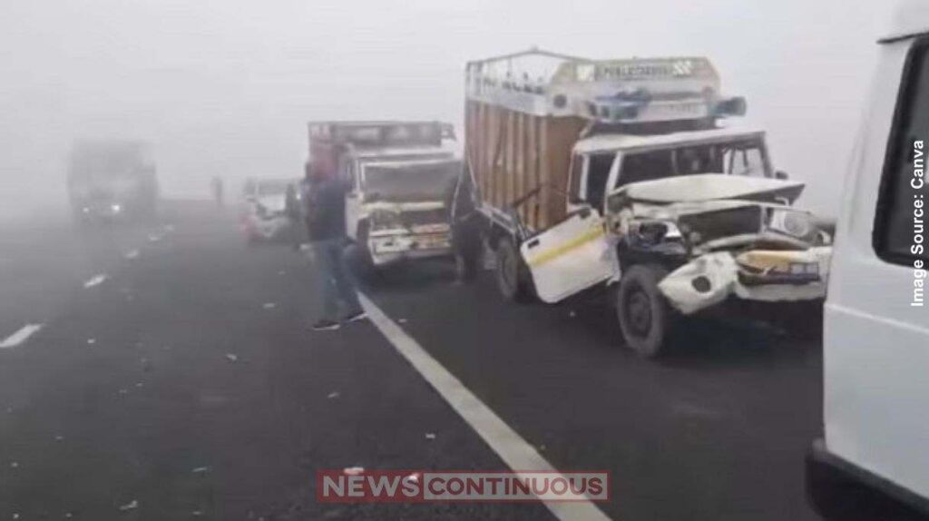 Delhi-Mumbai Expressway એક્સપ્રેસ-વે બન્યો 'મૃત્યુનો માર્ગ' ગાઢ ધુમ્મસને કારણે ૨૦