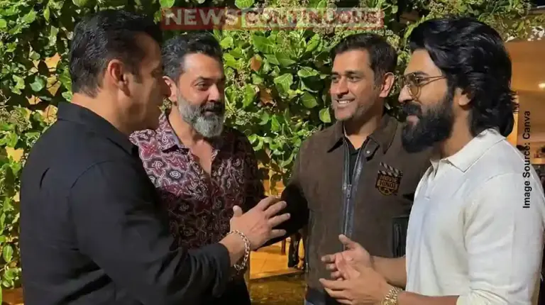 Frame of the Year: MS Dhoni, Ram Charan, and Bobby Deol spotted with Salman Khan at his 60th birthday bash