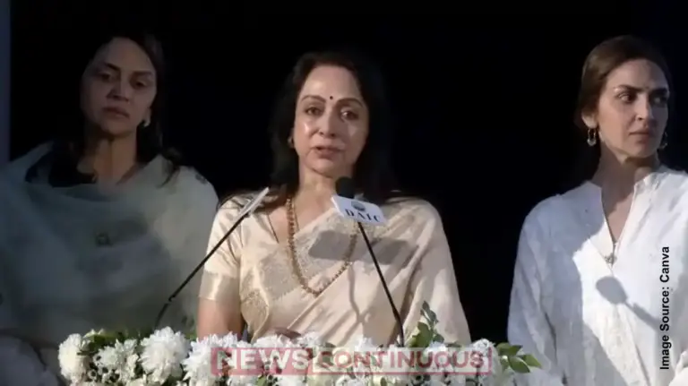 Hema Malini Mentions Dharmendra's Special Dream; Gets Emotional at Prayer Meet