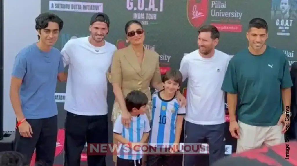 Kareena Kapoor, Jeh Clings to Lionel Messi, Video Will Make You Laugh