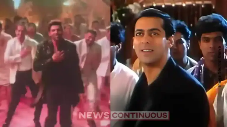 Kartik Aaryan trolled for recreating Salman Khan’s iconic song ‘Saajan Ji Ghar Aaye’