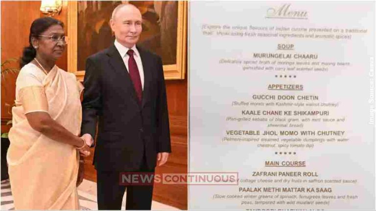 Putin Dinner પુતિને ભારતીય ડિનરમાં શું ખાધું ઝોલ મોમો અને દાળ તડકા સ