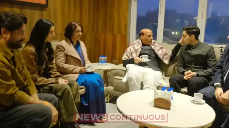 Rajnath Singh attends 'Ikkis' special screening: Defence Minister honours Second Lieutenant Arun Khetarpal's family