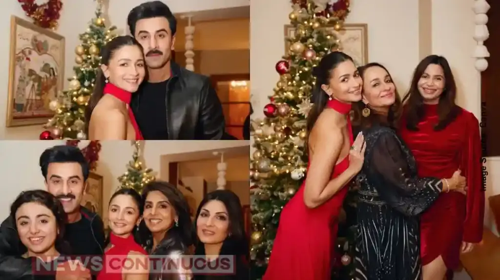 Ranbir Kapoor and Alia Bhatt celebrate Christmas with family at Soni Razdan’s home; Riddhima Kapoor shares inside pictures
