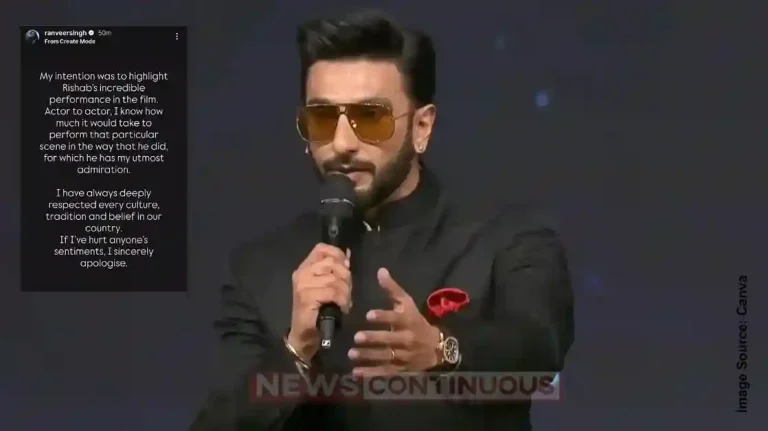 Ranveer Singh: Ranveer Singh apologized over the Kantara controversy