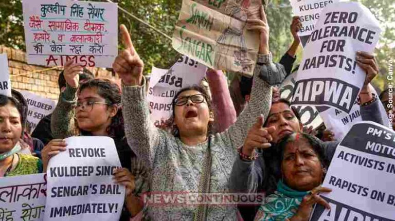 Unnao Rape Victim Protest ઉન્નાવ રેપ કેસના દોષિતને રાહ