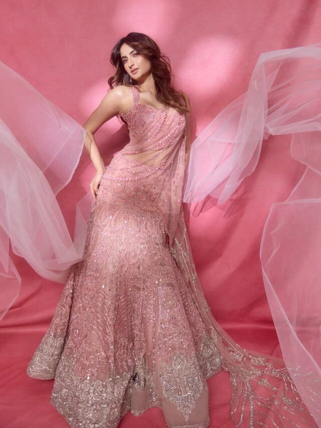 ગુલાબી લહેંગા અને ડીપ નેકલાઇન બ્લાઉઝ, પલક તિવારી નો ગ્લેમરસ લુક થયો સોશિયલ મીડિયા પર વાયરલ