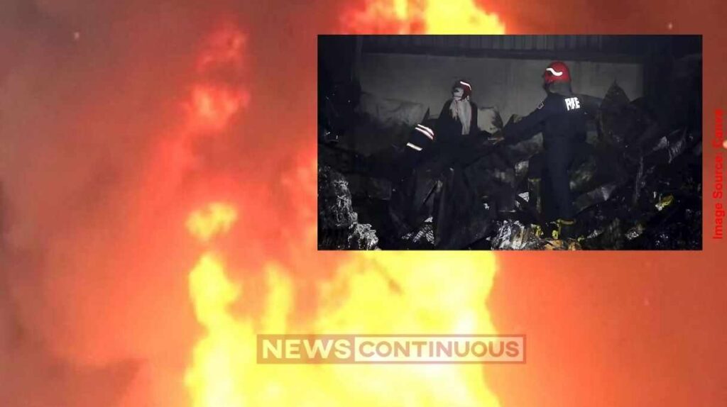 Delhi દિલ્હી મેટ્રો સ્ટાફ ક્વાર્ટરમાં આગ લાગતા સર્જાઈ ભયાનક