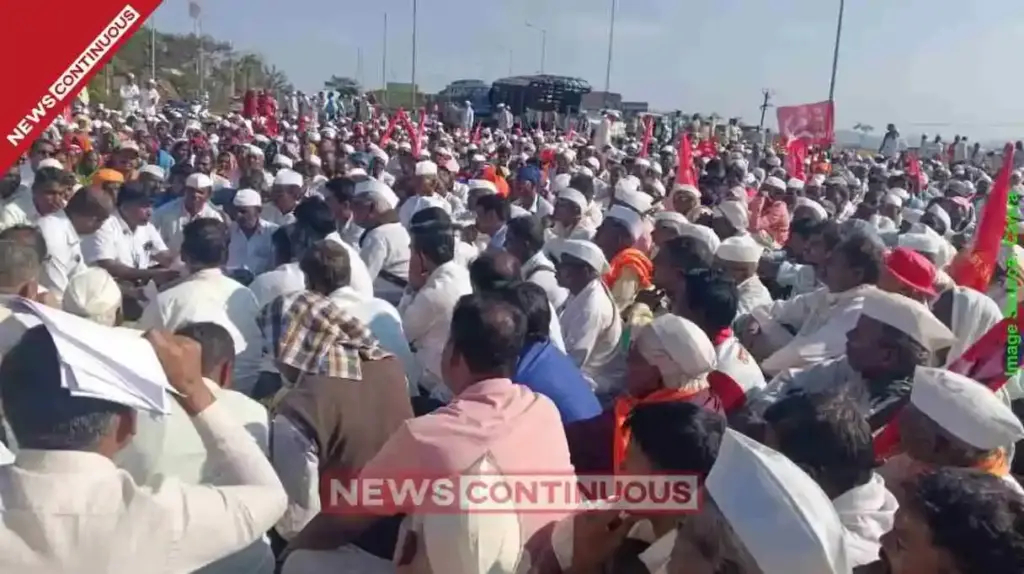 Maharashtra Farmers' Protest Thousands start foot march from Nashik to Mumbai over land rights and irrigation issues.