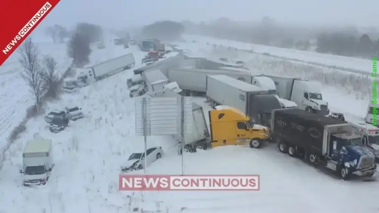 Michigan Pile-up Accident: Over 100 vehicles collide on I-196 highway; massive pileup caught on video.