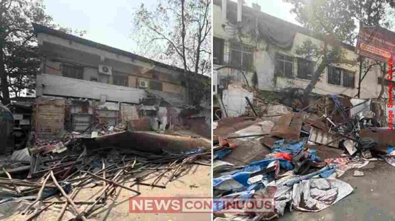 BMC Anti-Encroachment Drive: મુંબઈમાં બીએમસી નું બુલડોઝર ગરજ્યું: કાંદિવલીમાં ગેરકાયદે