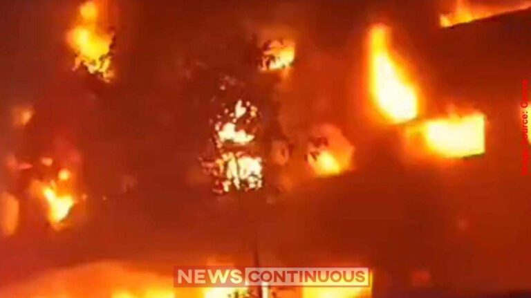 Bhiwandi Fire ભિવંડીની ડાઇંગ ફેક્ટરીમાં ભીષણ આગ, ૩ માળની બિલ્ડિંગ બળીને ખાખ