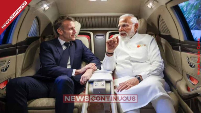 Jai Ho’ French President Macron’s special post with PM Modi goes viral; Highlights India-France strategic partnership in Mumbai.