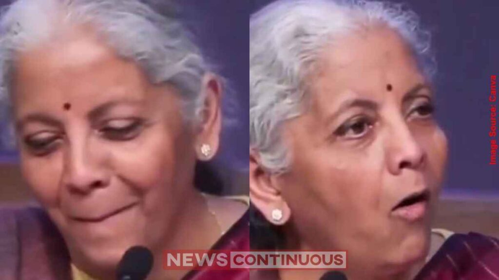 Nirmala Sitharaman Viral Video નિર્મલા સીતારમણને જ્યારે મધ્યમ વર્ગ વિશે પૂછાયો સવાલ