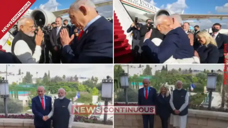 PM Modi Concludes Historic Israel Visit Warm Farewell by Netanyahu at Airport; India and Israel Elevate Ties to Special Strategic Partnership.