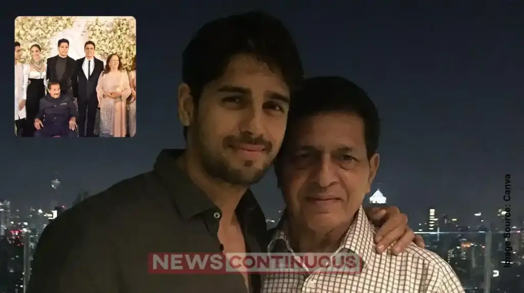 Sidharth Malhotra's father Sunil Malhotra passes away after prolonged illness; Actor reaches Delhi with wife Kiara Advani for last rites.