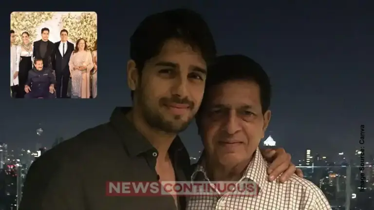 Sidharth Malhotra's father Sunil Malhotra passes away after prolonged illness; Actor reaches Delhi with wife Kiara Advani for last rites.