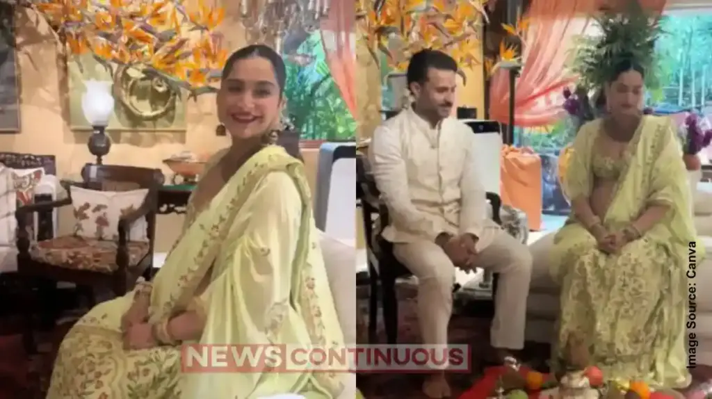 Sonam Kapoor Glows in Lemon Green Lehenga at Her Baby Shower, Inside Photos of Grand Celebration Goes Viral